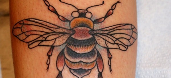 Bee tattoo designs (25)