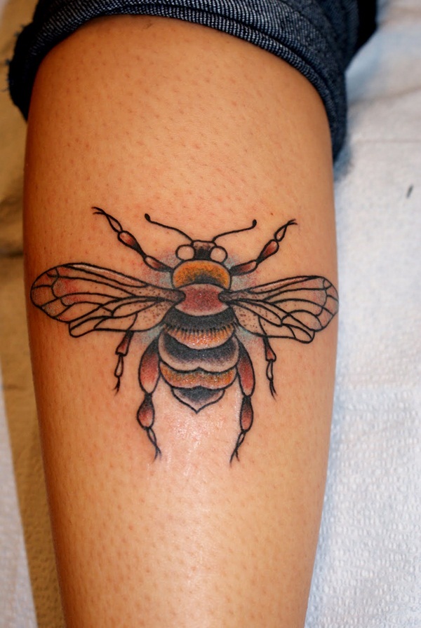 Bee tattoo designs (25)