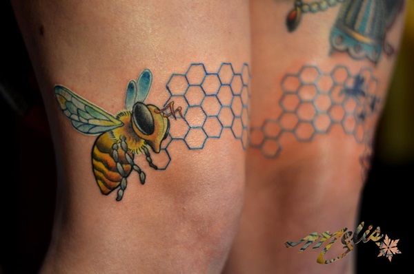 Bee tattoo designs (27)