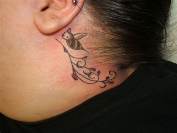 Bee tattoo designs (32)