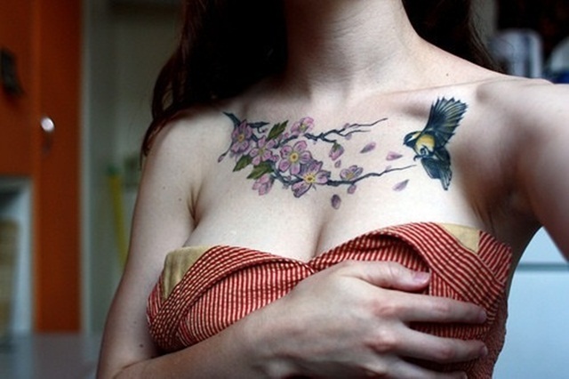Sexy Flower tattoos for girls (29)