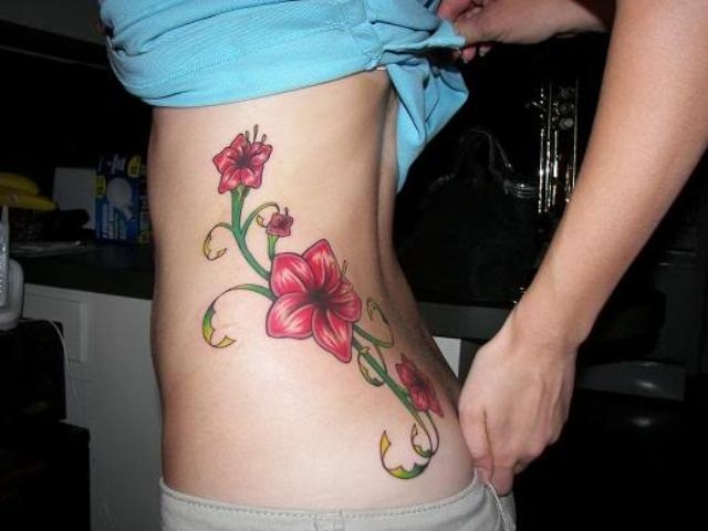 Sexy Flower tattoos for girls (3)