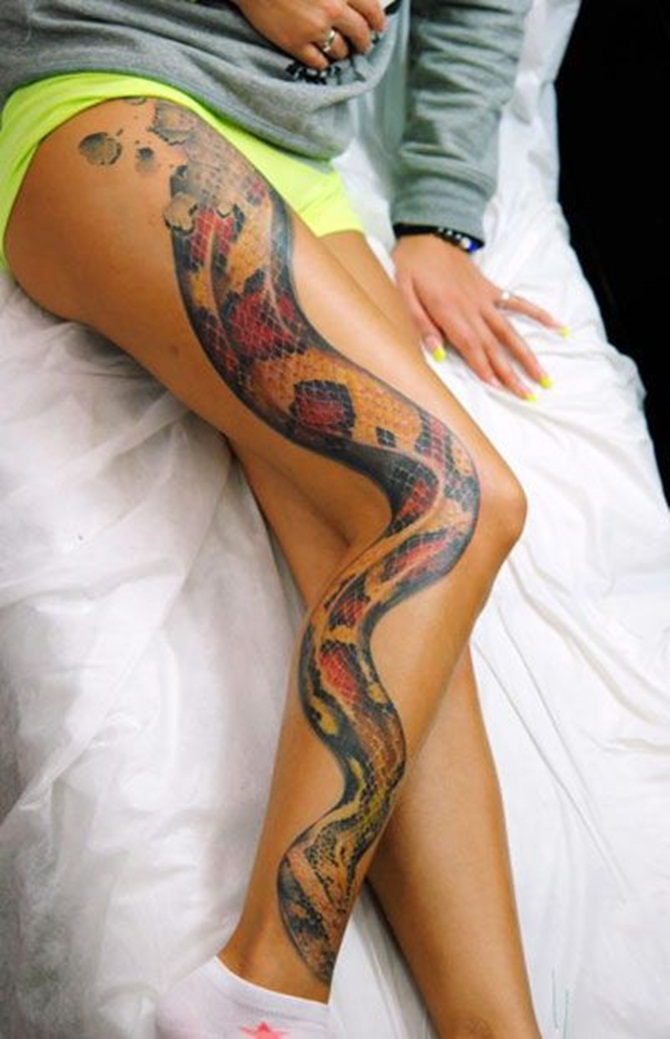 ... Tattoos , Tattoo Designs , Thigh Tattoos , Thigh Tattoos for Girls
