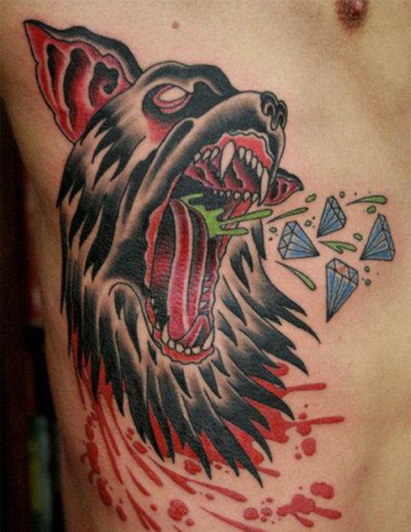 Wolf Tattoo Designs (20)