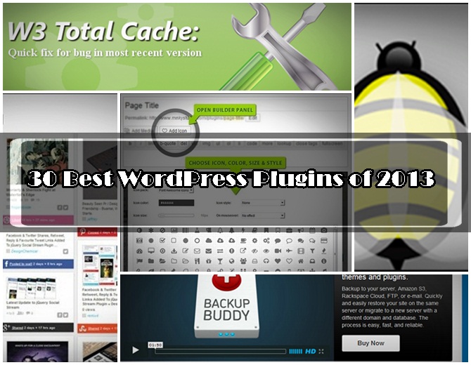 30 Best WordPress plugins of 2013