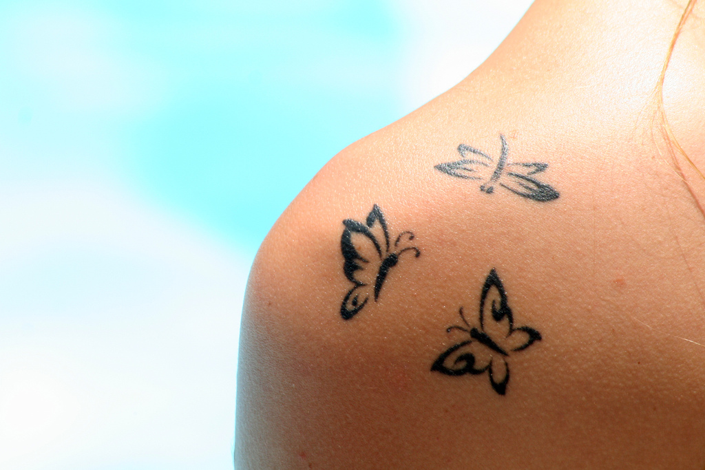 Small Butterfly Tattoo - wide 8