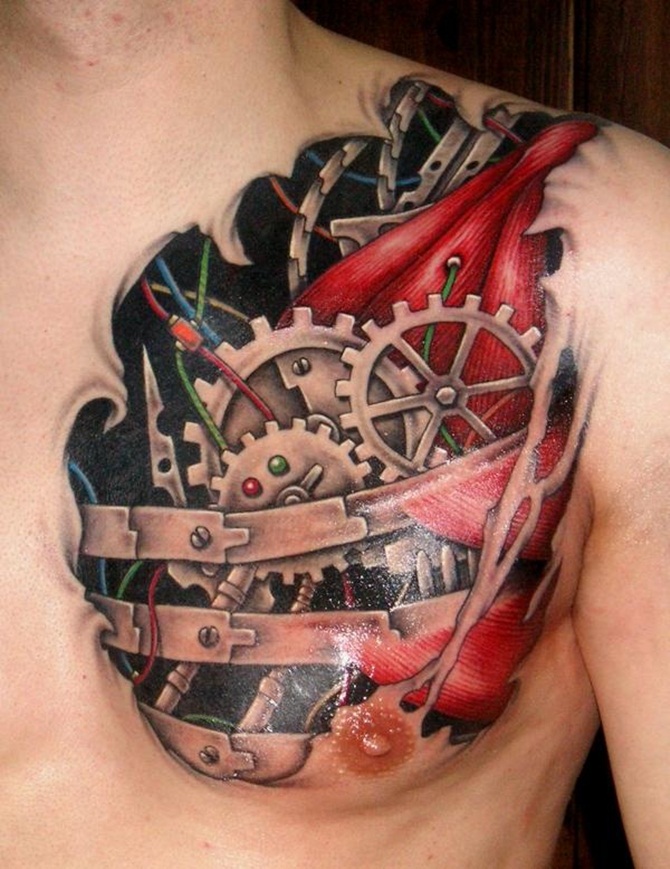 Bio mechanical Tattoo (15)
