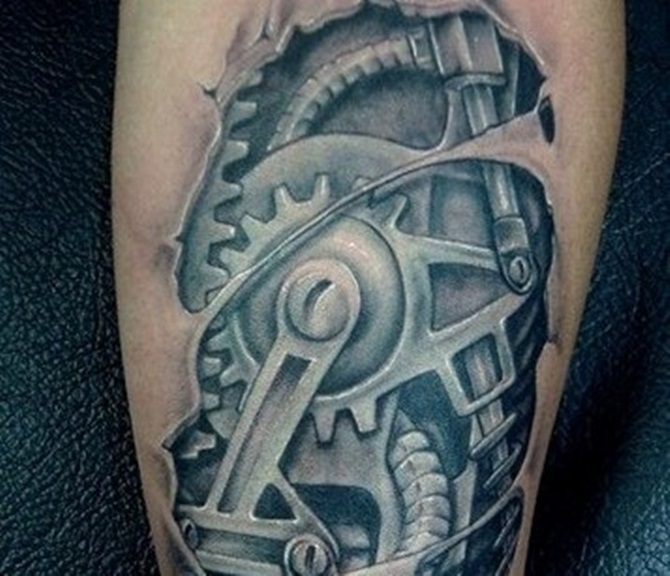 Bio mechanical Tattoo (22)