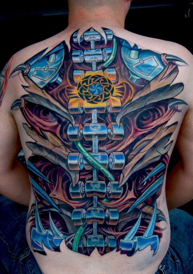 Bio mechanical Tattoo (9)