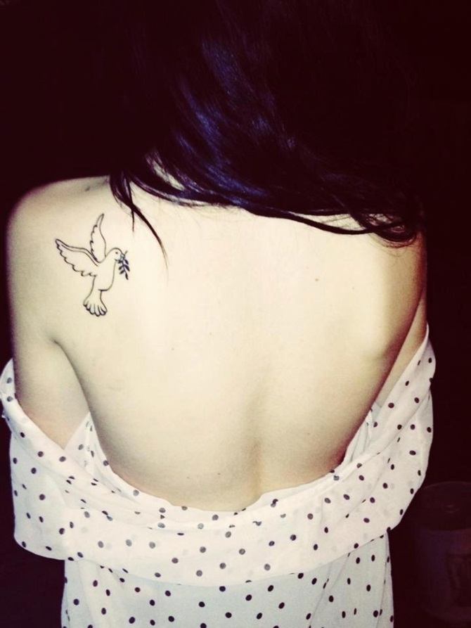 Dove Tattoo Designs For Girls (23)