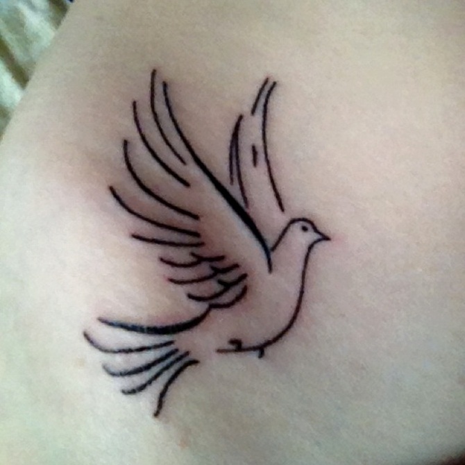 Dove Tattoo Designs For Girls (28)