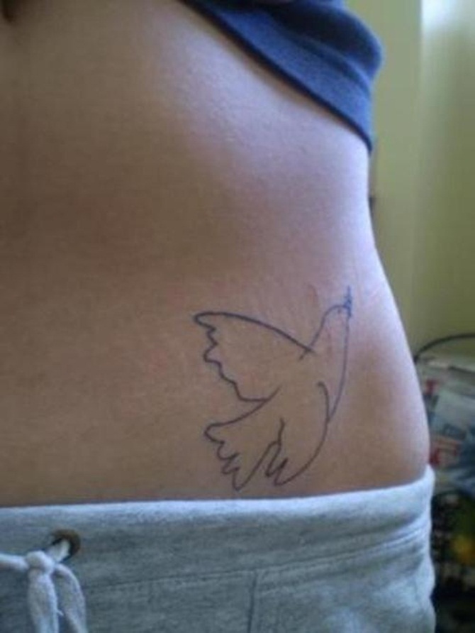 Dove Tattoo Designs For Girls (4)