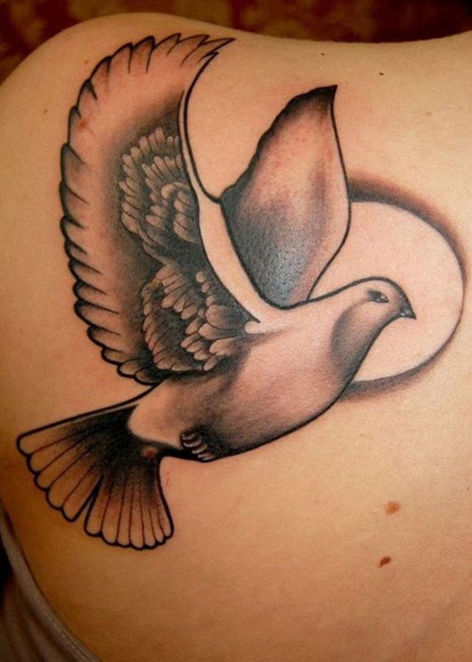 Dove Tattoo Designs For Girls (7)