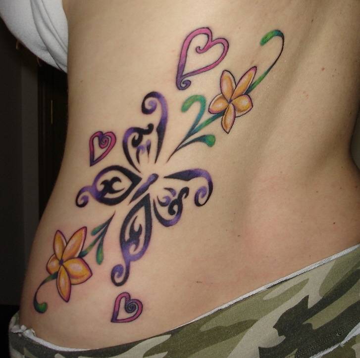 Flower Butterfly Tattoos