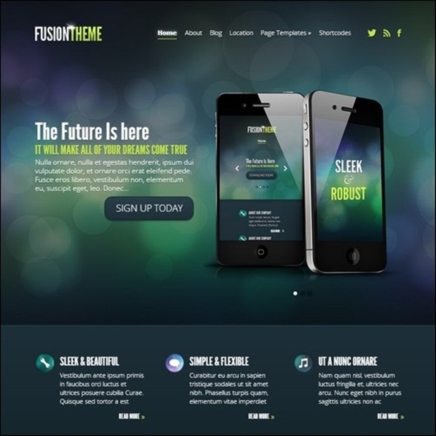 Fusion WordPress Theme