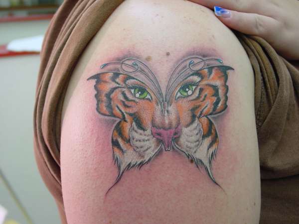 Tiger Butterfly Tattoos