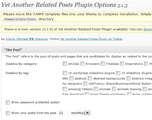 Yet Another Related Posts Plugin