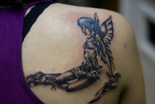 3D Anime Tattoo