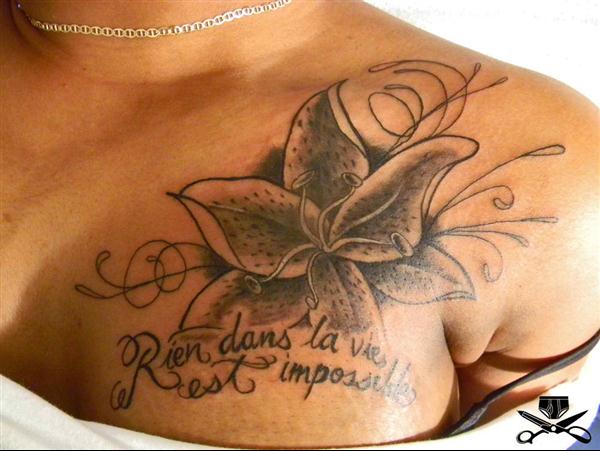 3D Flower Tattoos for Women