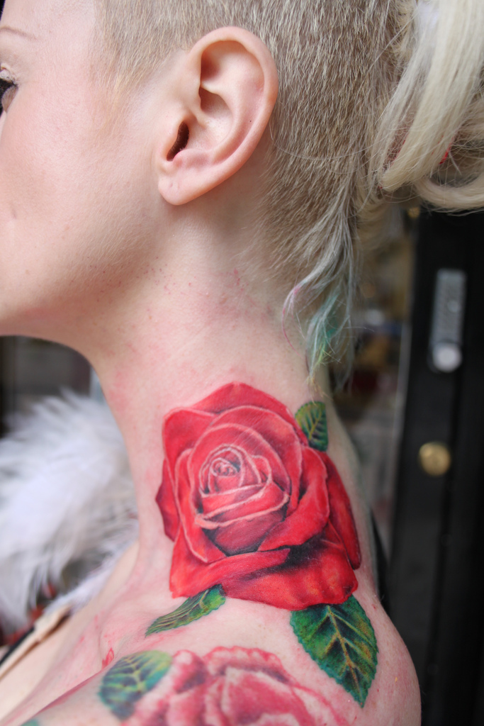3D Rose Tattoo Designs