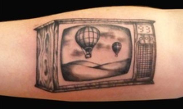 3D Tattoo of Television