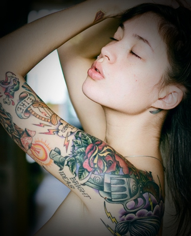 Rose Flower Tattoos For Women