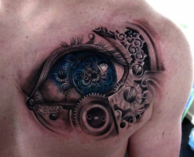 BioMechanical 3D Tattoo