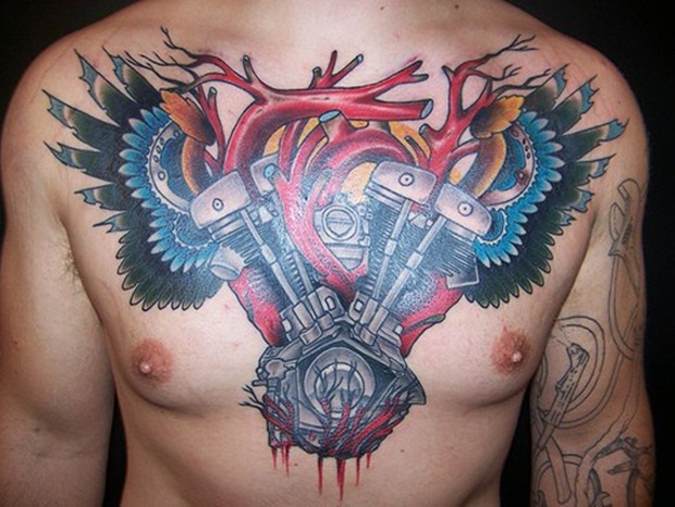 Chest Tattoo Designs For Men And Women (16)