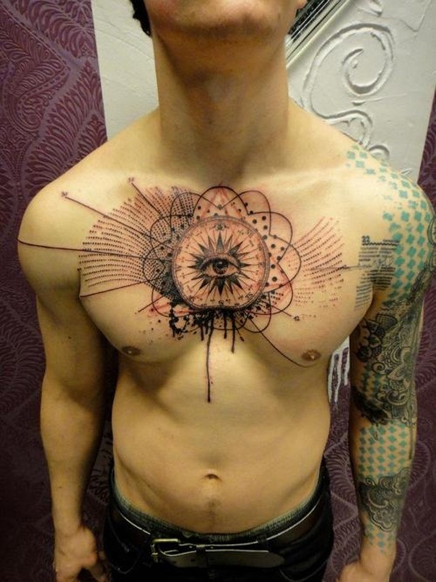 Chest Tattoo Designs For Men And Women (21)
