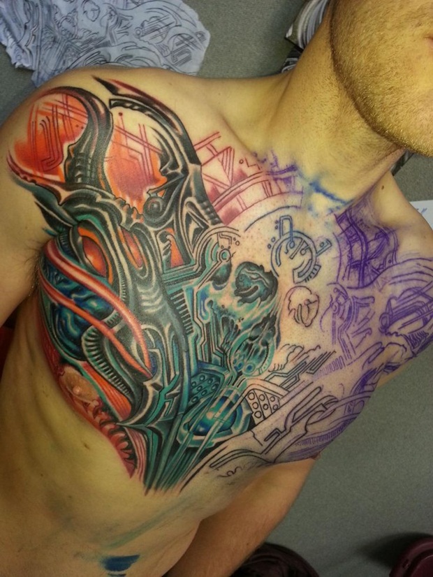 Chest Tattoo Designs For Men And Women (27)