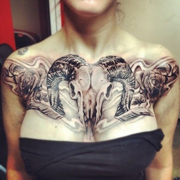 Chest Tattoo Designs For Men And Women (28)
