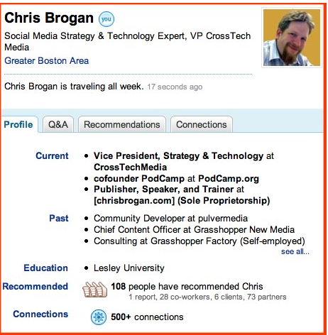 LinkedIn to Your Blog