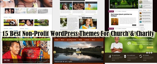 15 Best Non-Profit WordPress Themes For Church & Charity