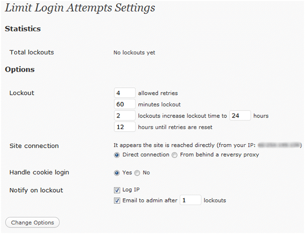 Limit Login Attempts with a Plugin