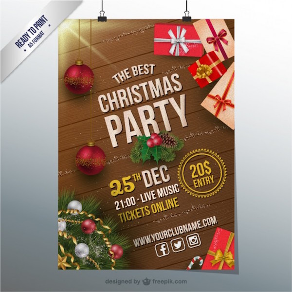 Christmas Party CMYK Flyer