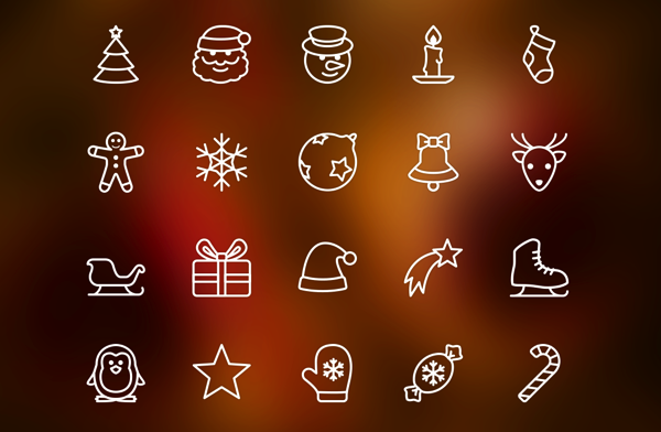 Christmas free icon packs for all platforms