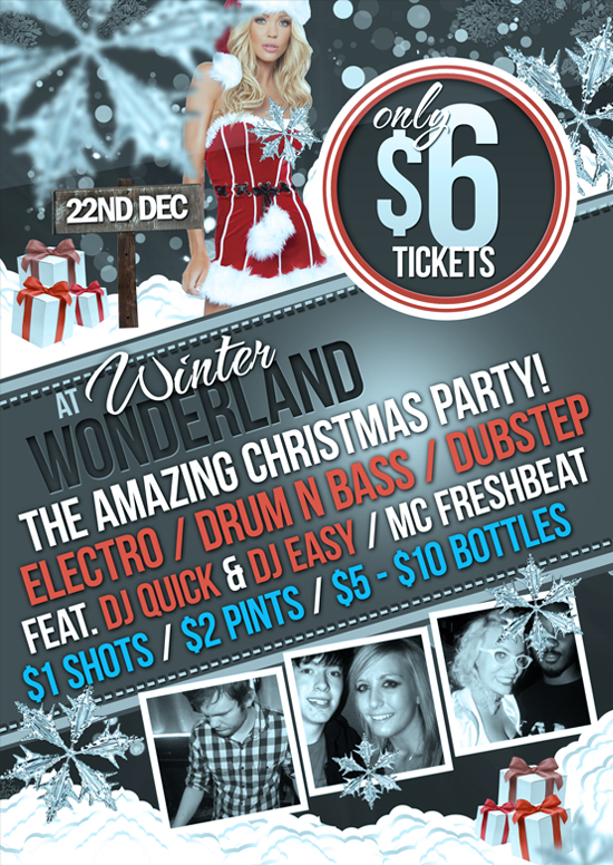 Winter Wonderland Christmas Flyer